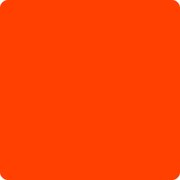 Ildrød farge - Hex-kode #FF4000